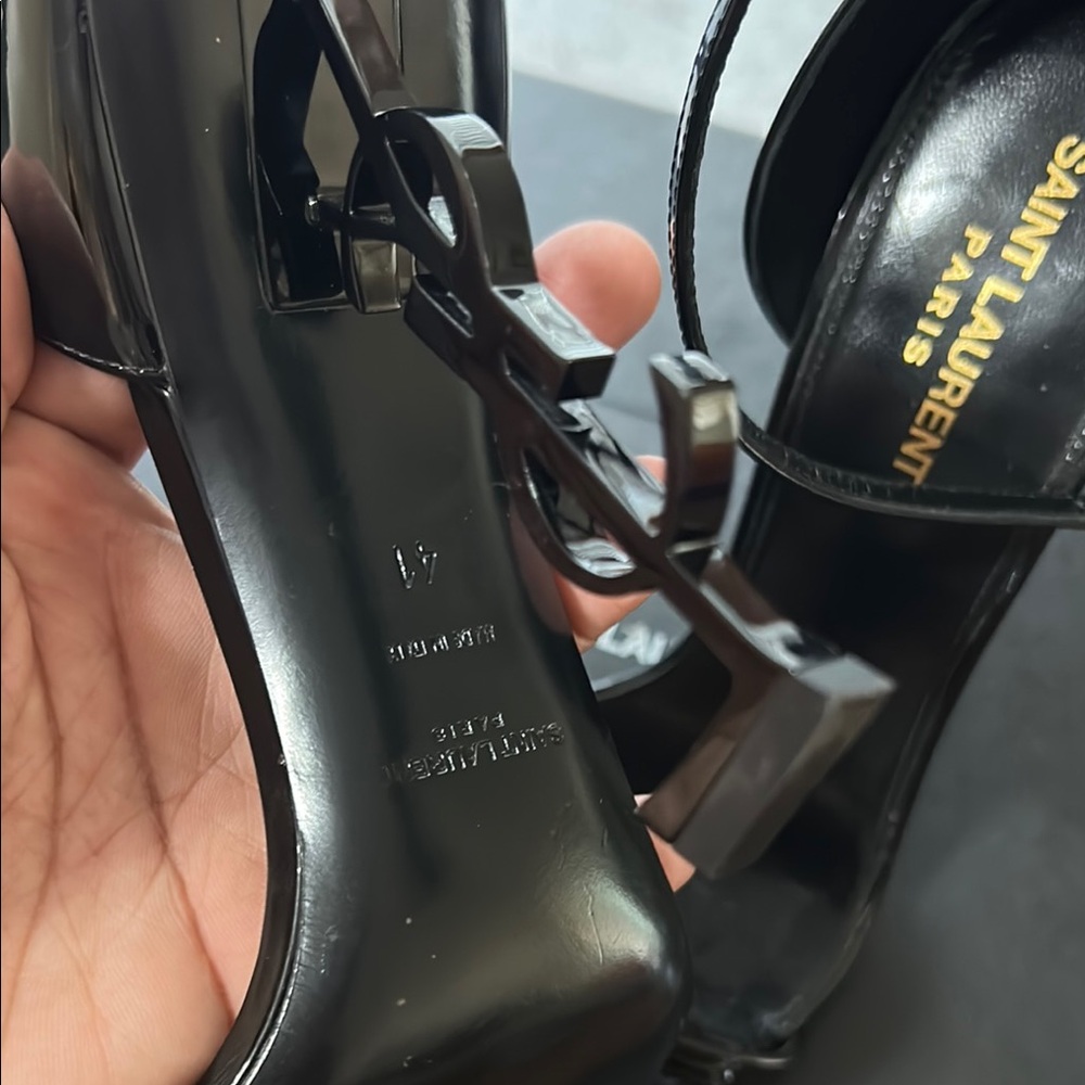 Saint Laurent Black Box Opyum 110 Ysl heels worn twice and good condition - Picture 11 of 14